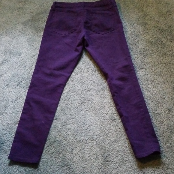 Forever 21 Skinny Jeans in Dark Purple - Picture 2 of 6